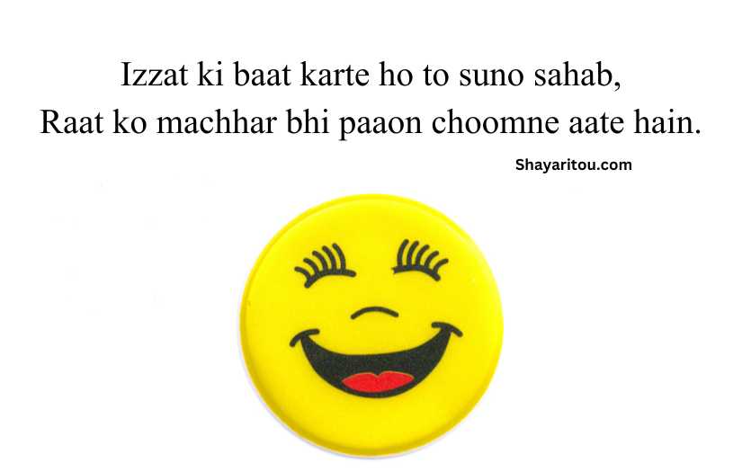 Funny Shayari lines in roman English