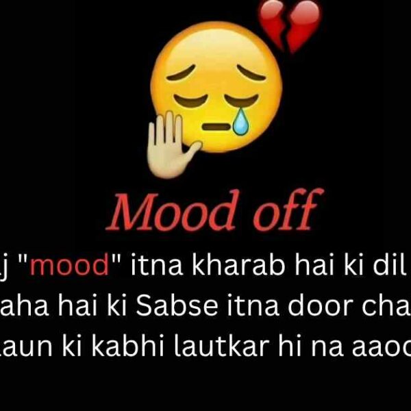100+ Top Mood Off Shayari in English | 2 Line Text