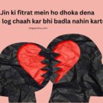 Best Dhoka Shayari in English - 2 Lines Heart Broken Shayari