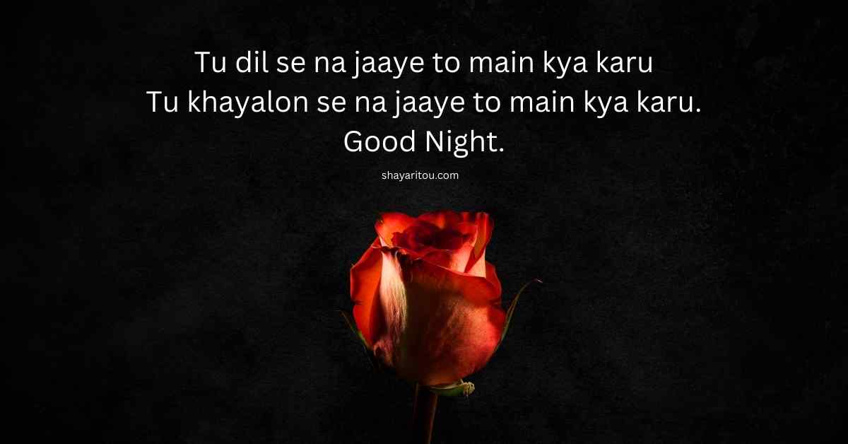 You are currently viewing 100+ Romantic Good night Shayari in English for Loved ones