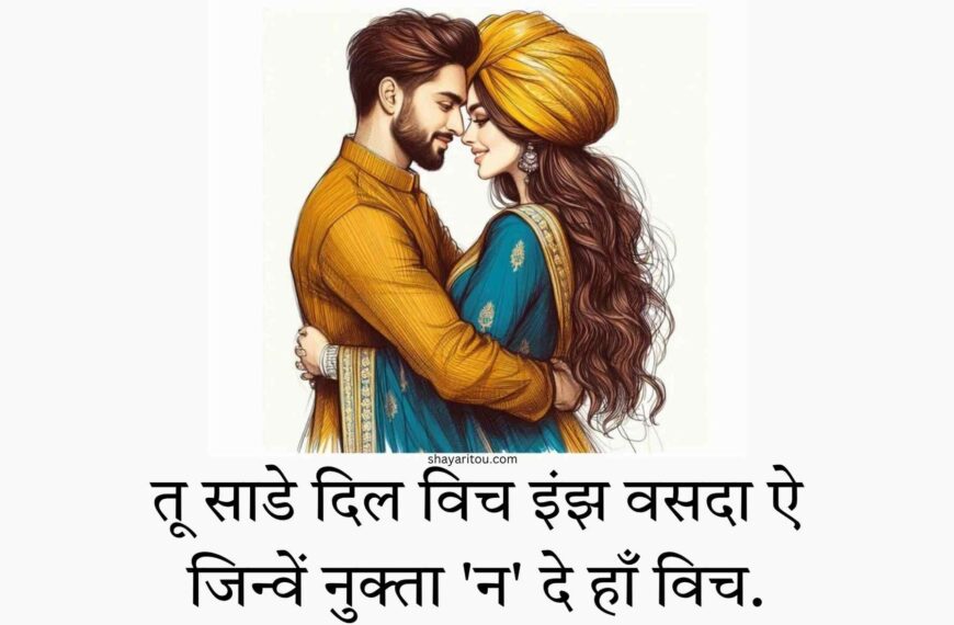 100+ Beautiful Punjabi Love Shayari - 2 Lines Text